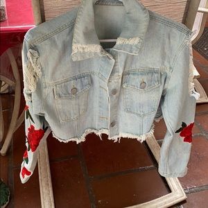 Short jean jacket